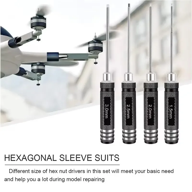 Hex Driver Set 1.5/2.0/2.5/3.0 - Rc Helicopter Tool Kit ulasan dan harga