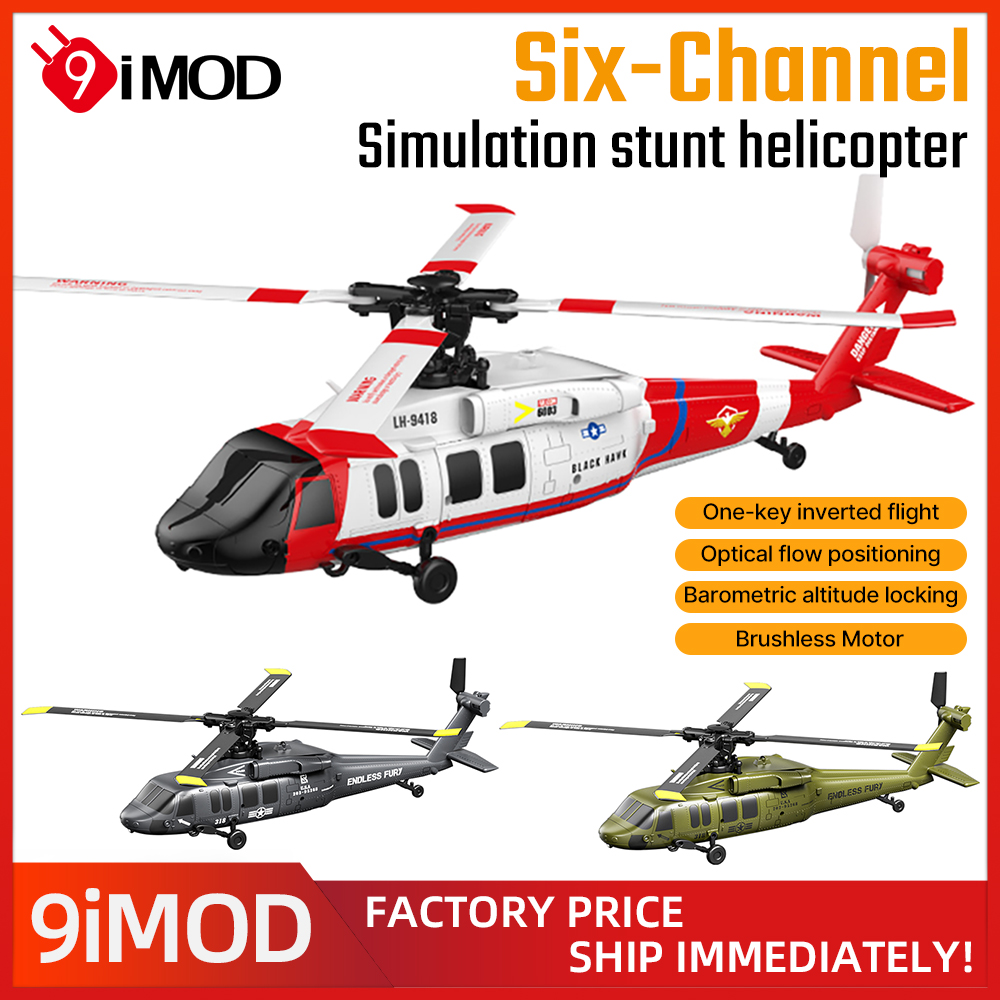 9IMOD 6-Channel RC Helicopter  - Rc Helicopter Gyro ulasan dan harga