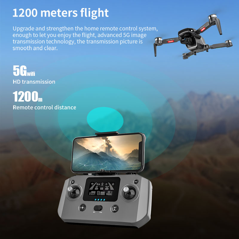L106 Pro 3 Drone 5G WIFI FPV F - Rc Helicopter Electric ulasan dan harga