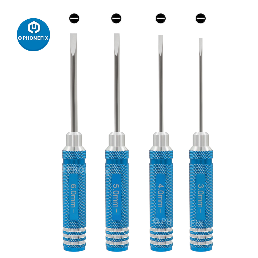 4pcs Slotted Screwdriver 3.0/4 - Rc Helicopter Tool Kit ulasan dan harga